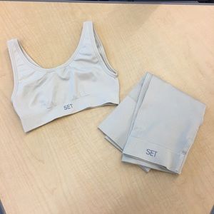 NWOT Set Active Bra and Shorts Set